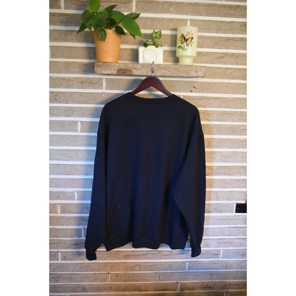 Georgetown University Hoyas Navy Blue Crew Sweatshirt by Champion Mens 2XL XXL - Picture 3 of 5